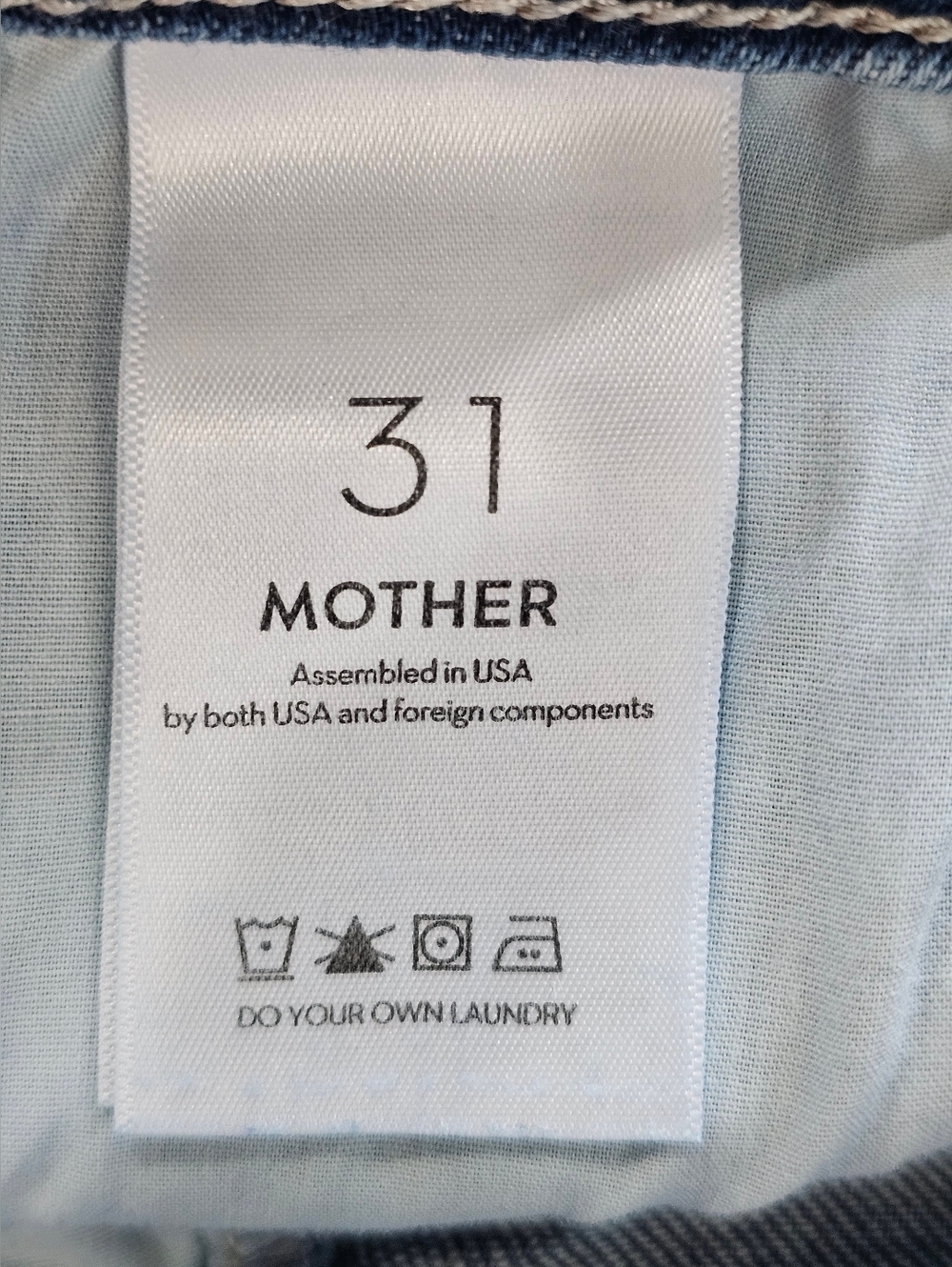 MOTHER Superior The Rascal Ankle 'A Little Dirt Never Hurt' Women's Jeans, 31 - Picture 14 of 15
